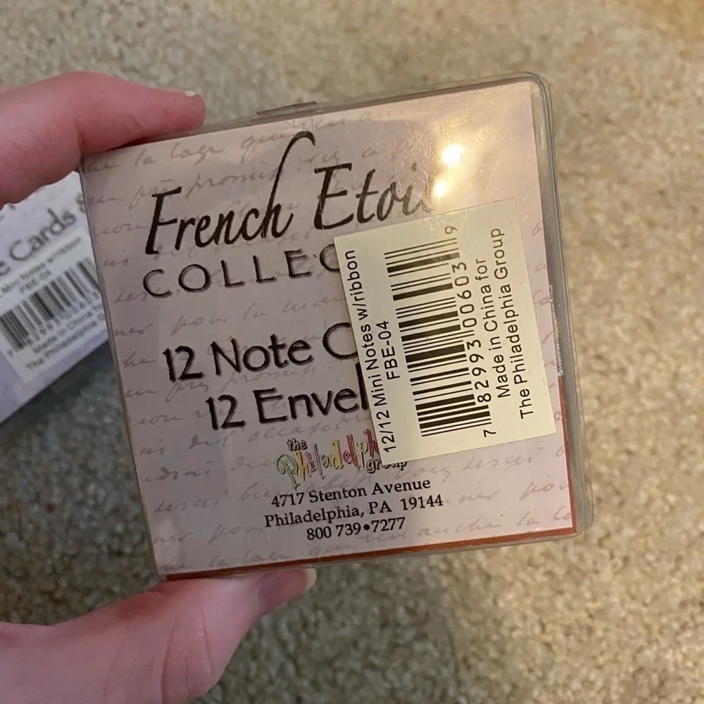 FRENCH Etiole Note Cards